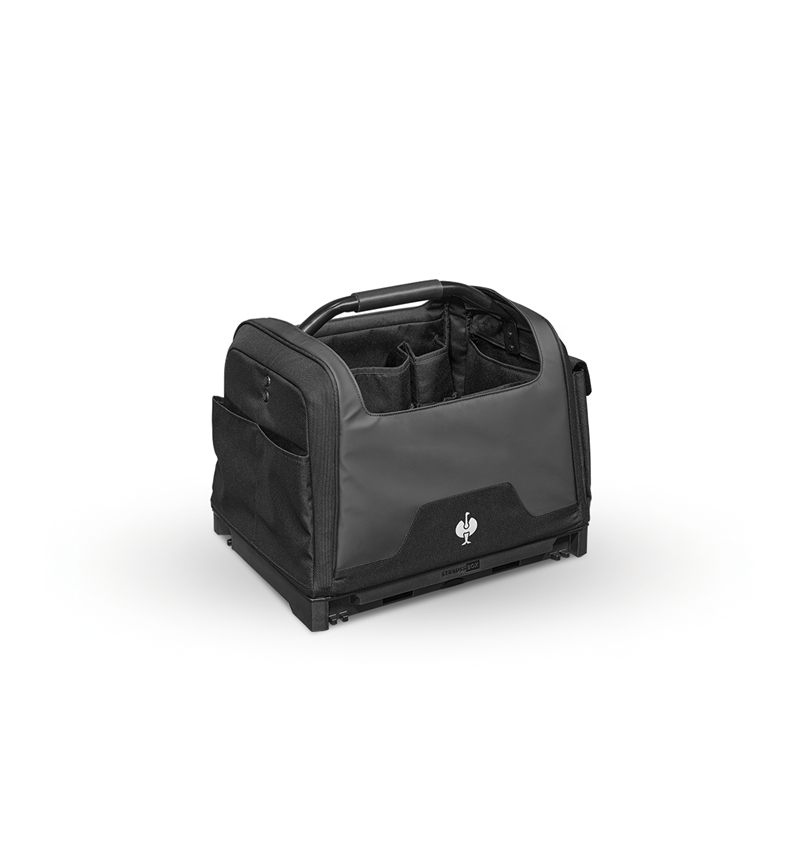 Gift Idea: STRAUSSbox tool bag, open + black