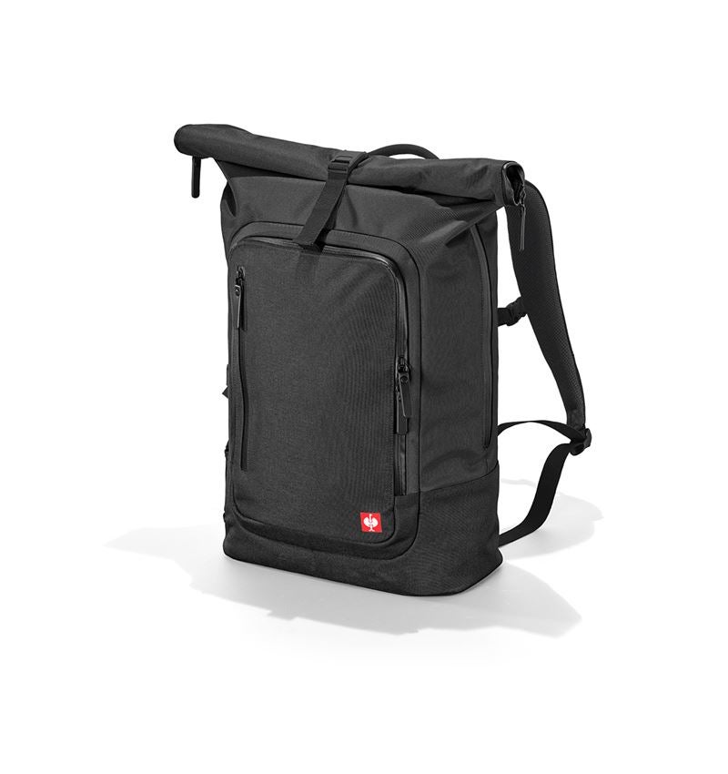 Topics: Rolltop backpack e.s.work&travel + black