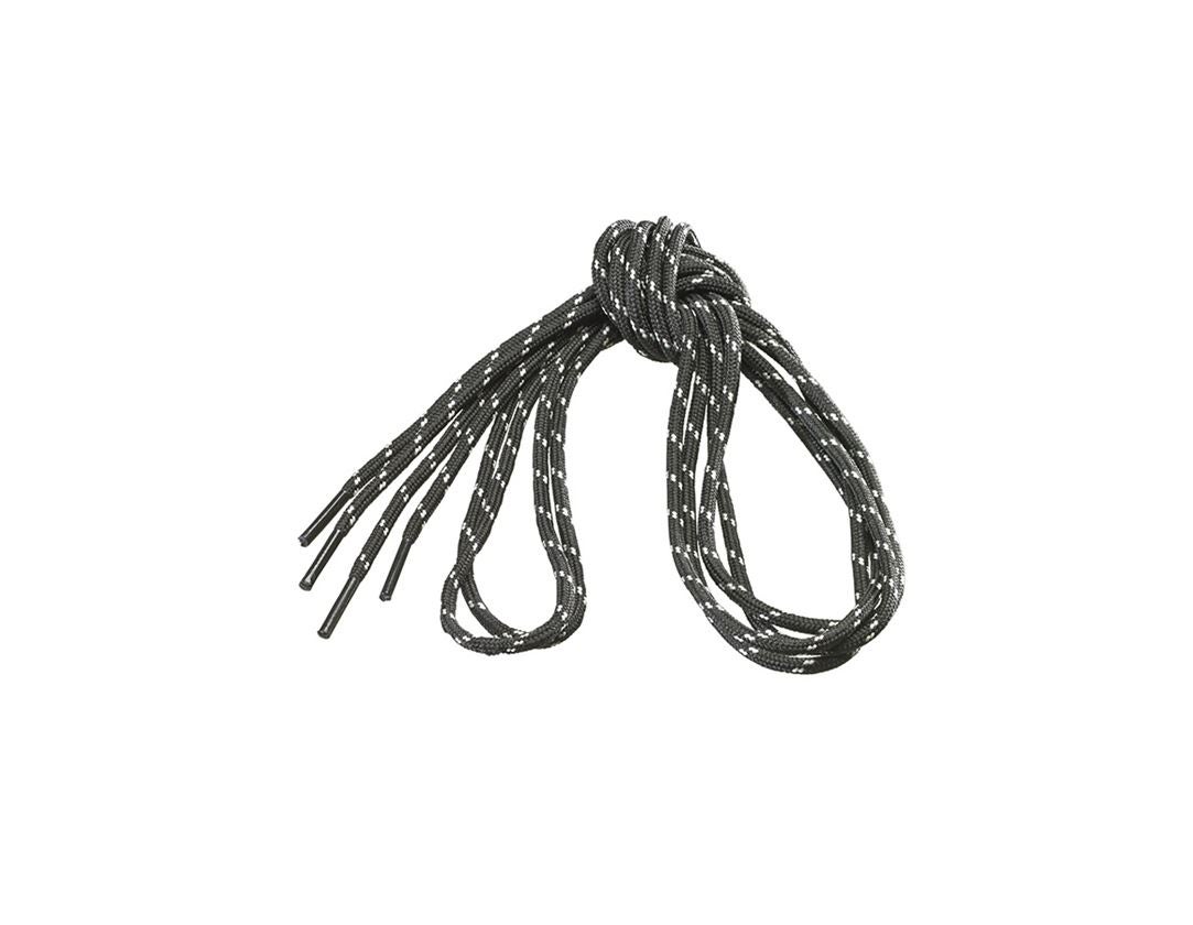 Accessories:  e.s Shoelaces 2-coloured, pack of 2 + black/grey