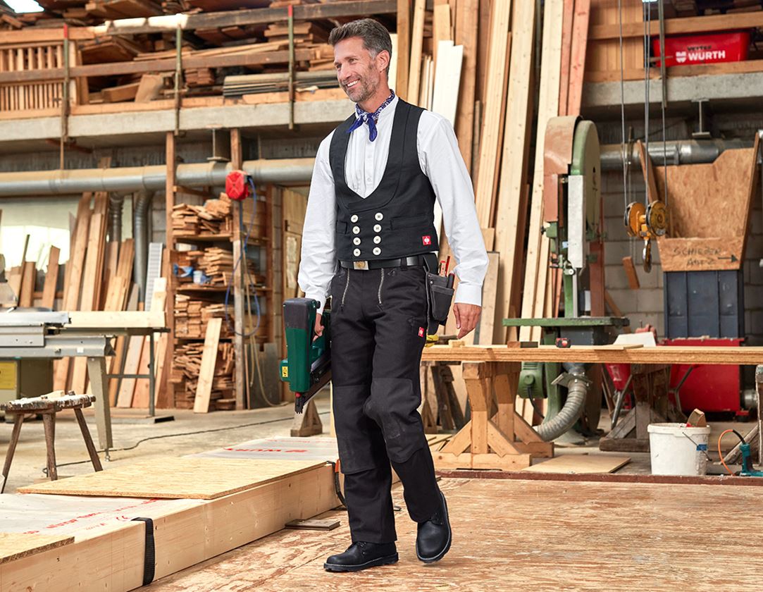 Work Body Warmer: Craftsman's Waistcoat + black 1