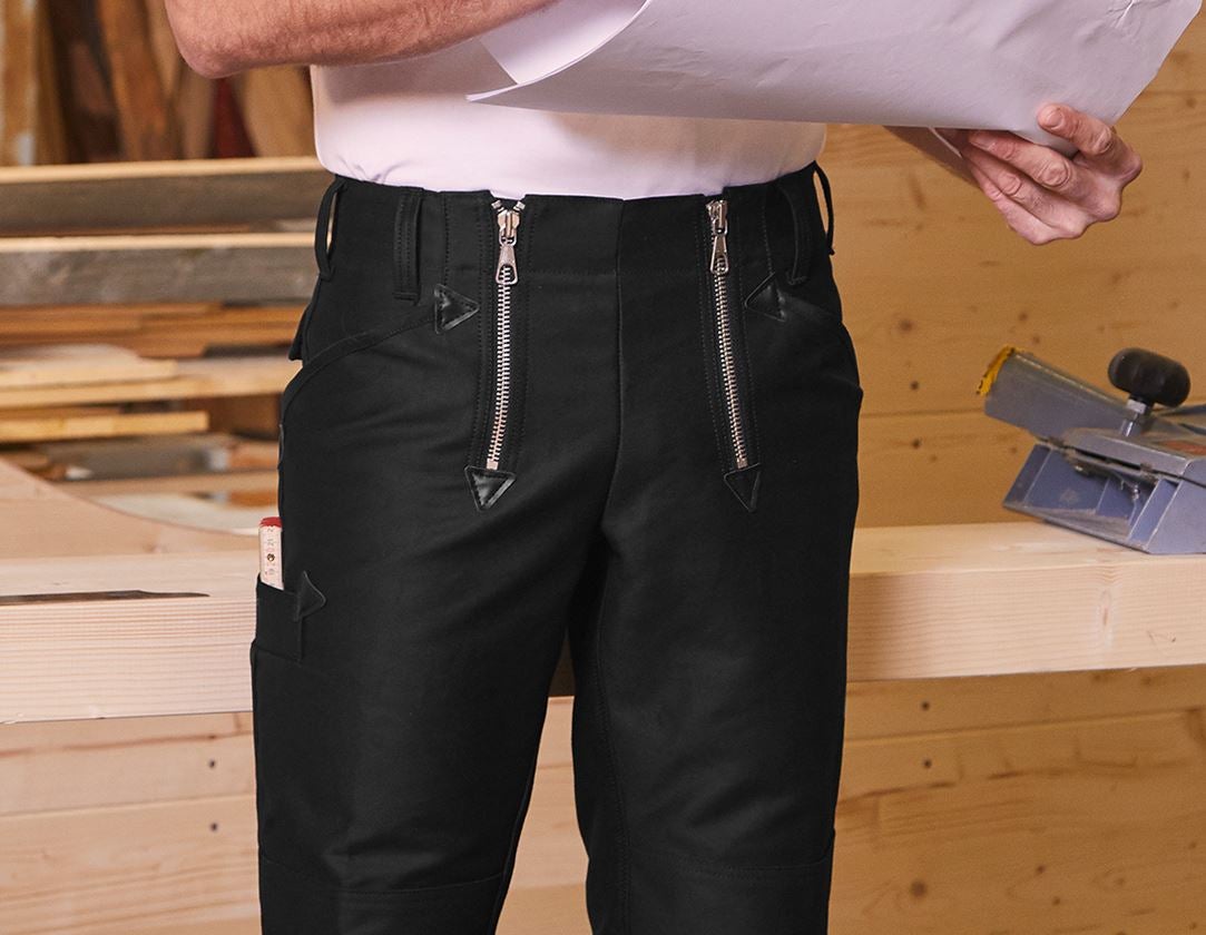 Roofer / Crafts: e.s. Craftman's Trousers without Flare + black 1