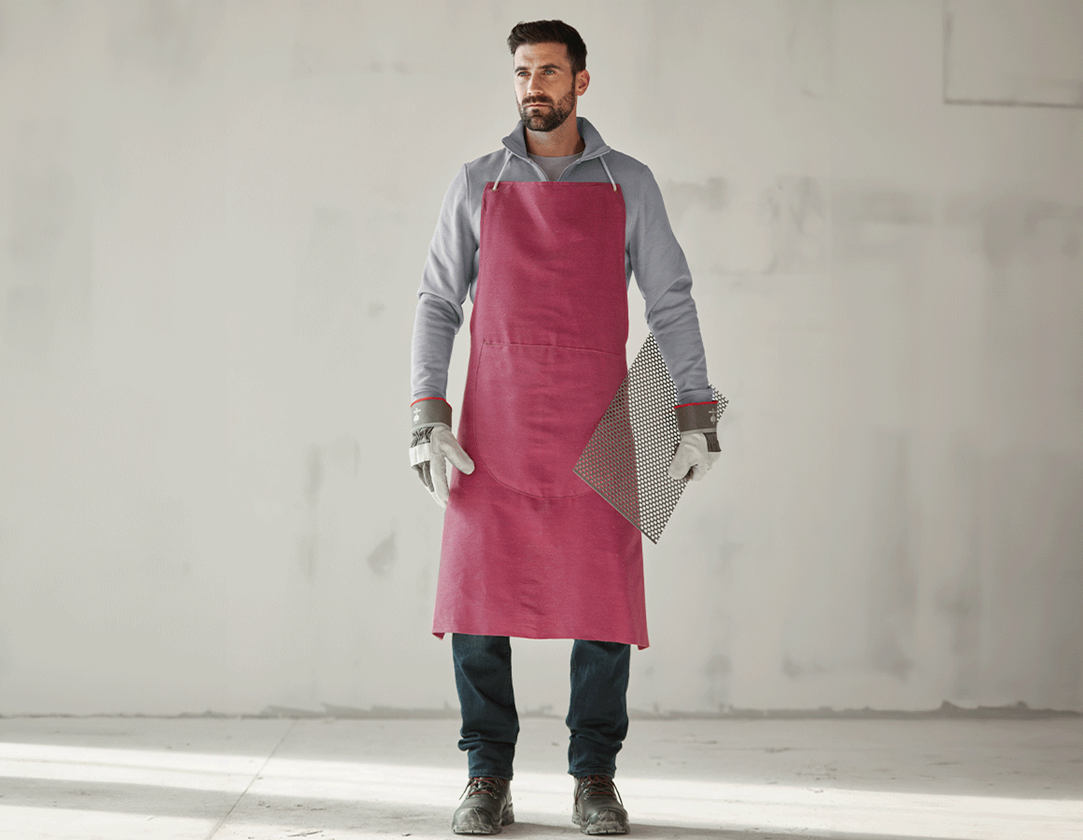 Aprons: Canvas apron + fuchsia