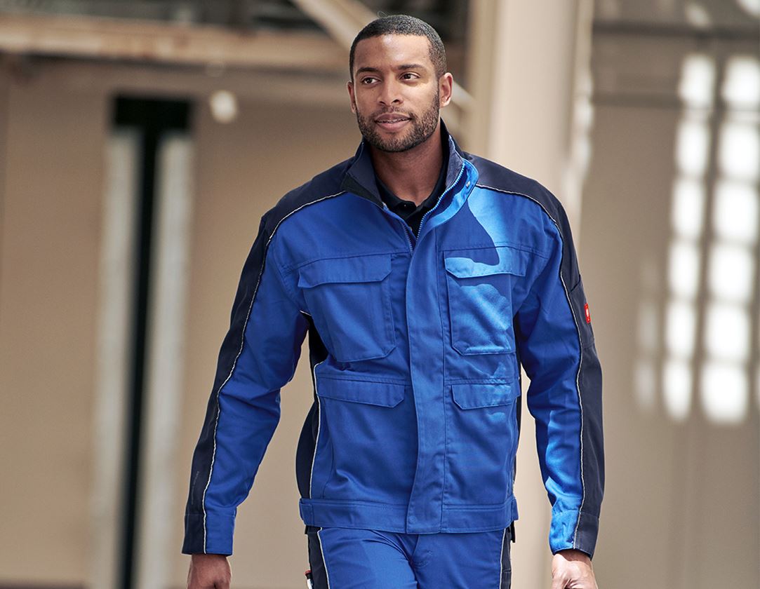 Plumbers / Installers: Work jacket e.s.active + royal/navy