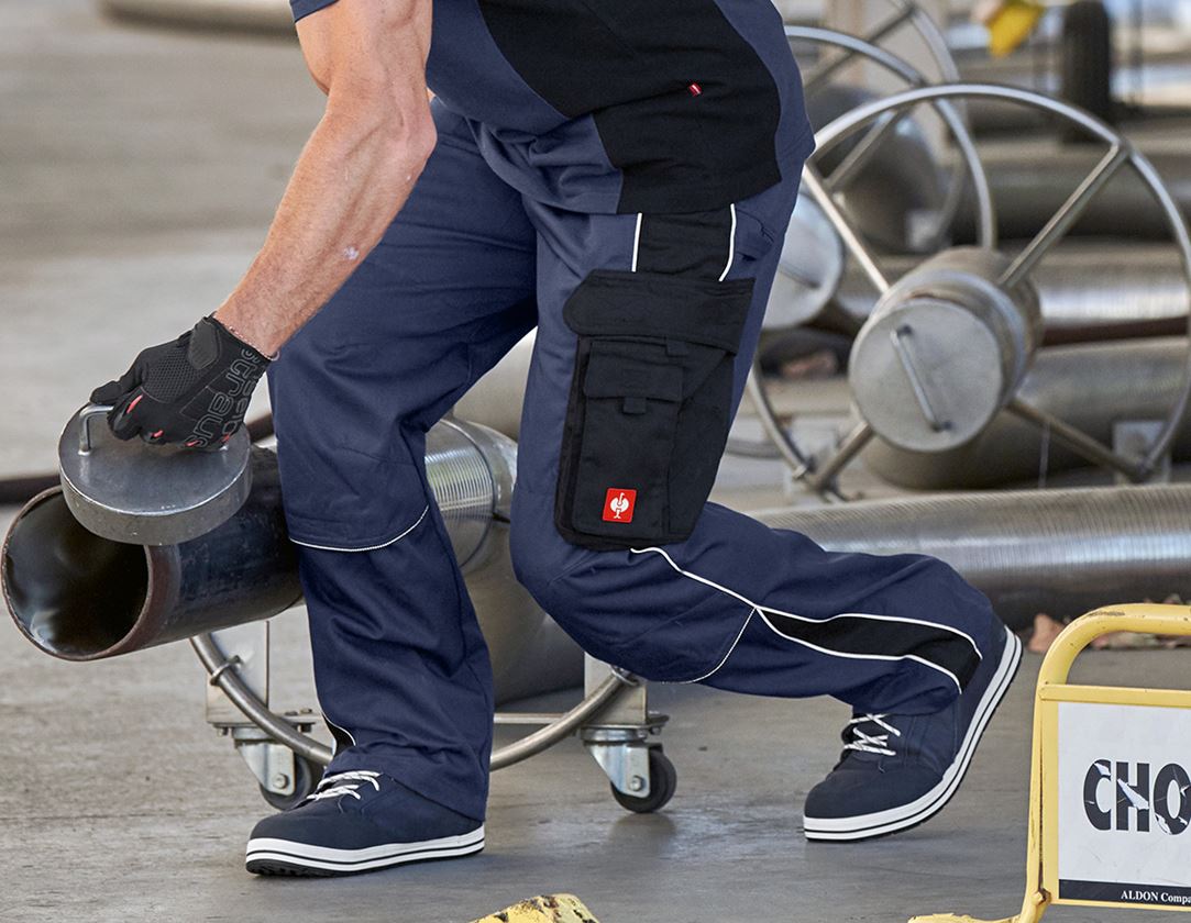 Plumbers / Installers: Trousers e.s.active + navy/black 1