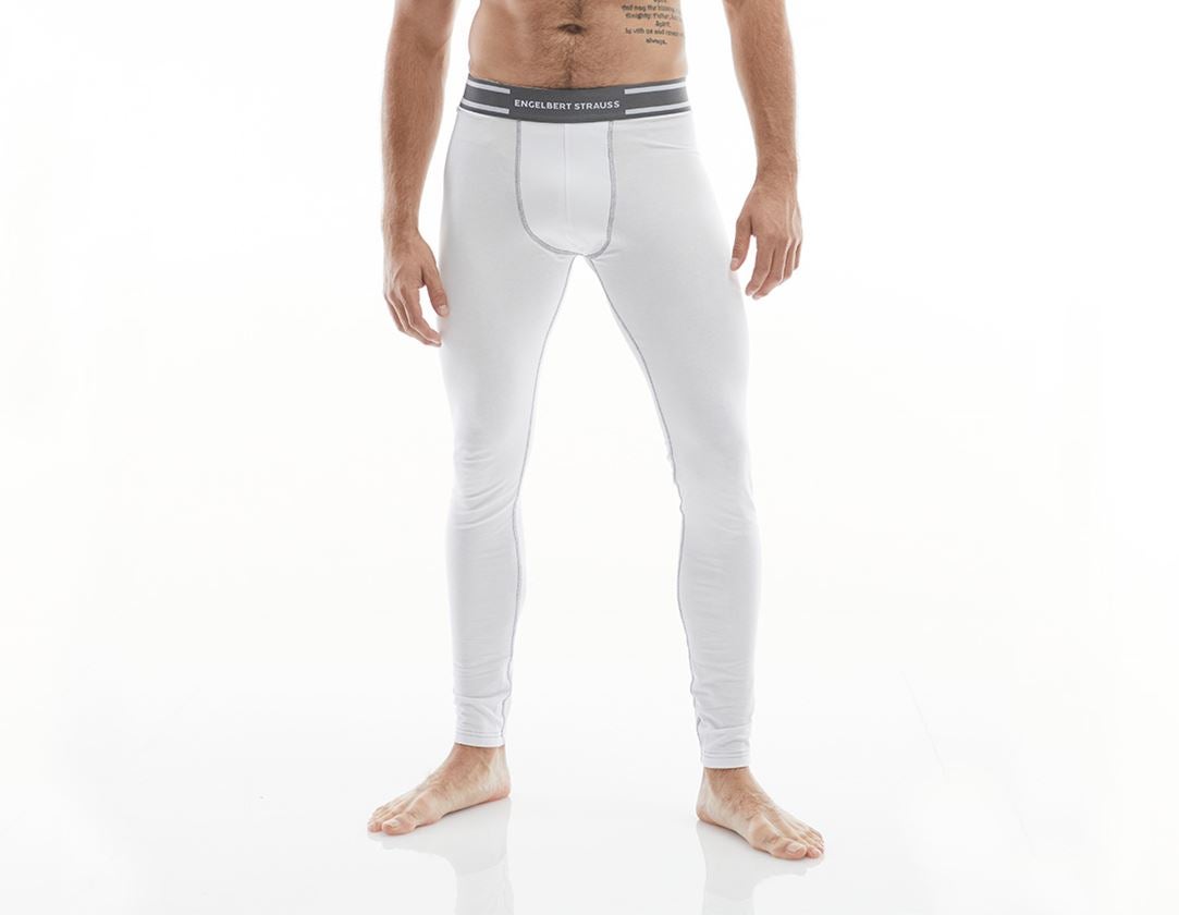 Underwear | Functional Underwear: e.s. cotton stretch long-pants + white
