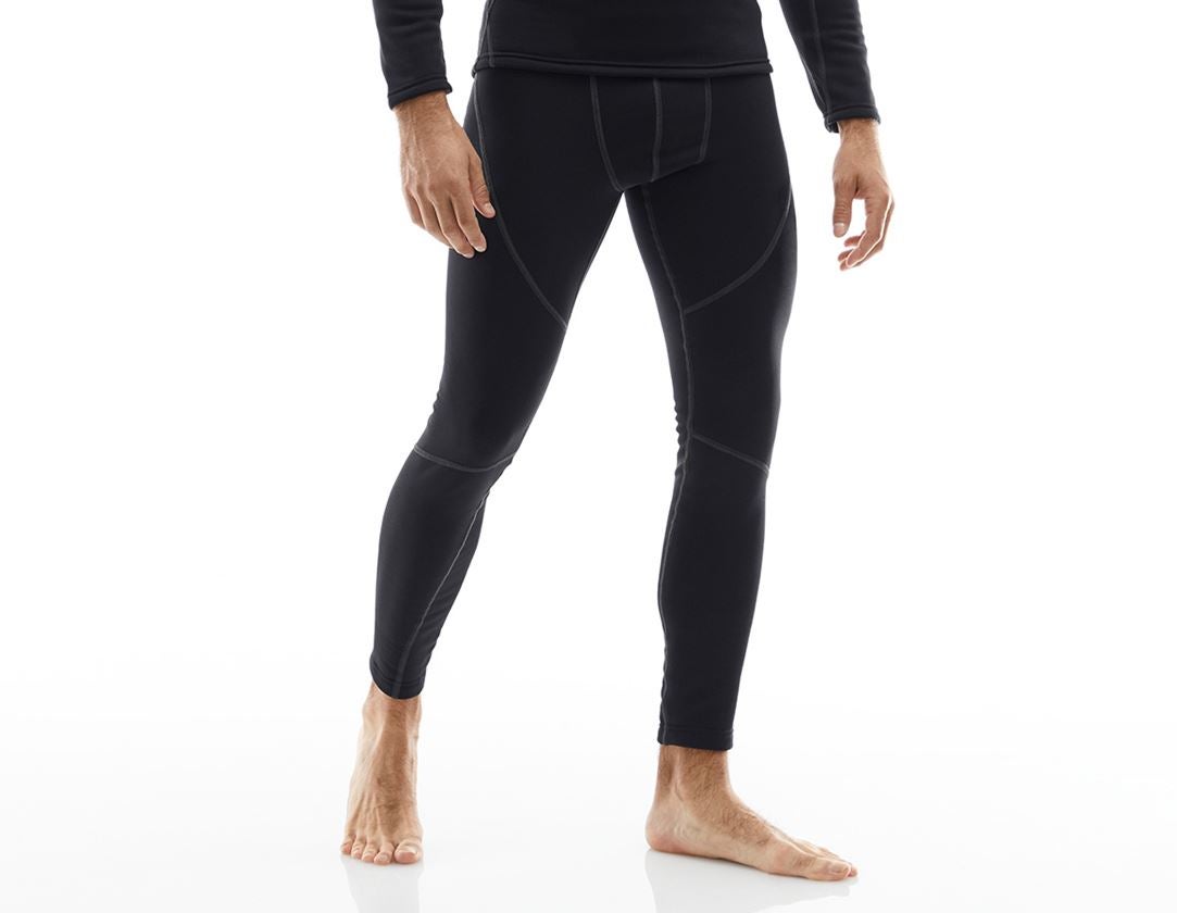 Underwear | Functional Underwear: e.s. functional long-pants thermo stretch-x-warm + black