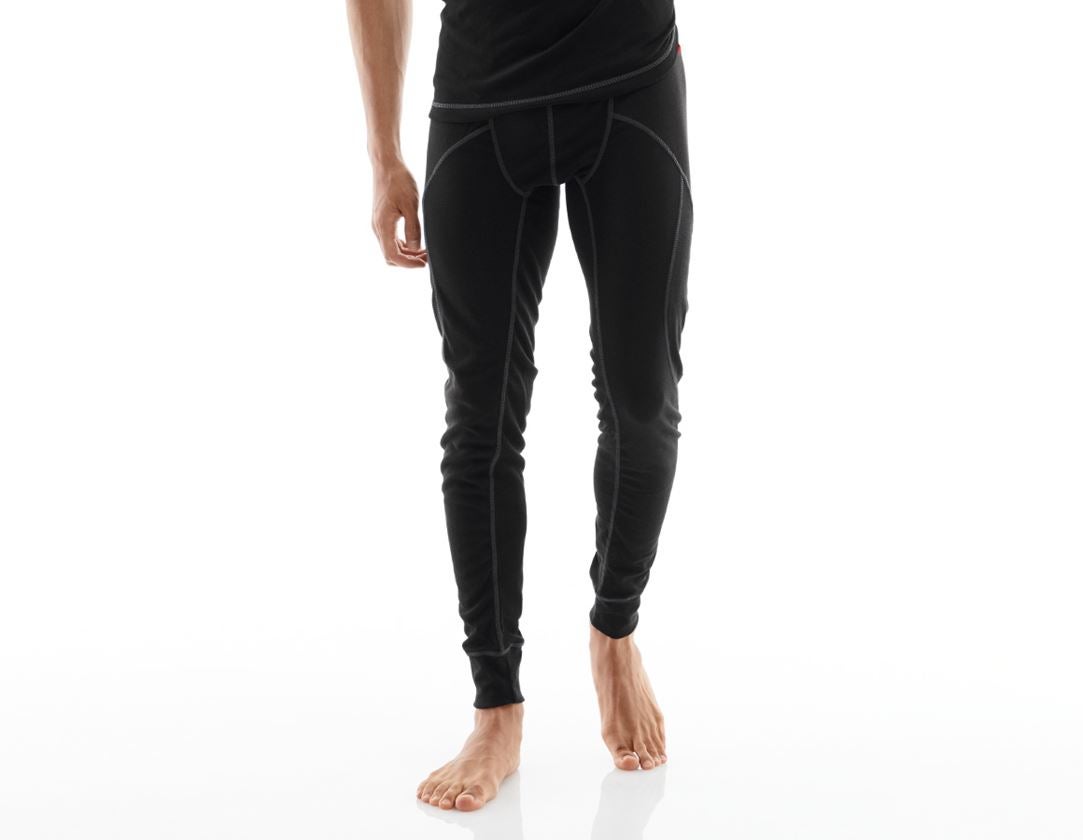 Underwear | Functional Underwear: e.s. functional long-pants basis-warm + black