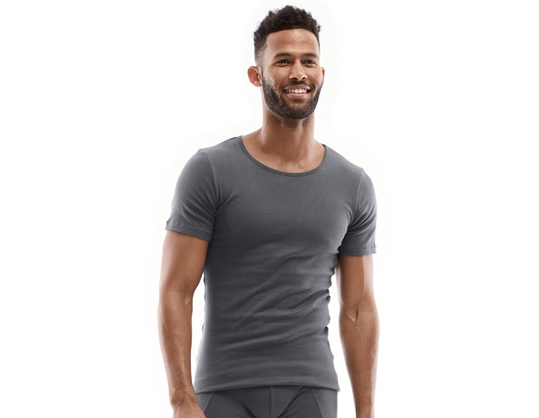 Underwear | Functional Underwear: e.s. cotton rib T-Shirt + titanium