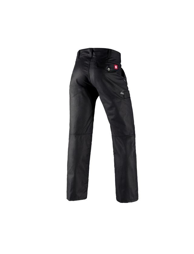 Work Trousers: e.s. Craftman's Trousers Moleskin Torsten + black 2