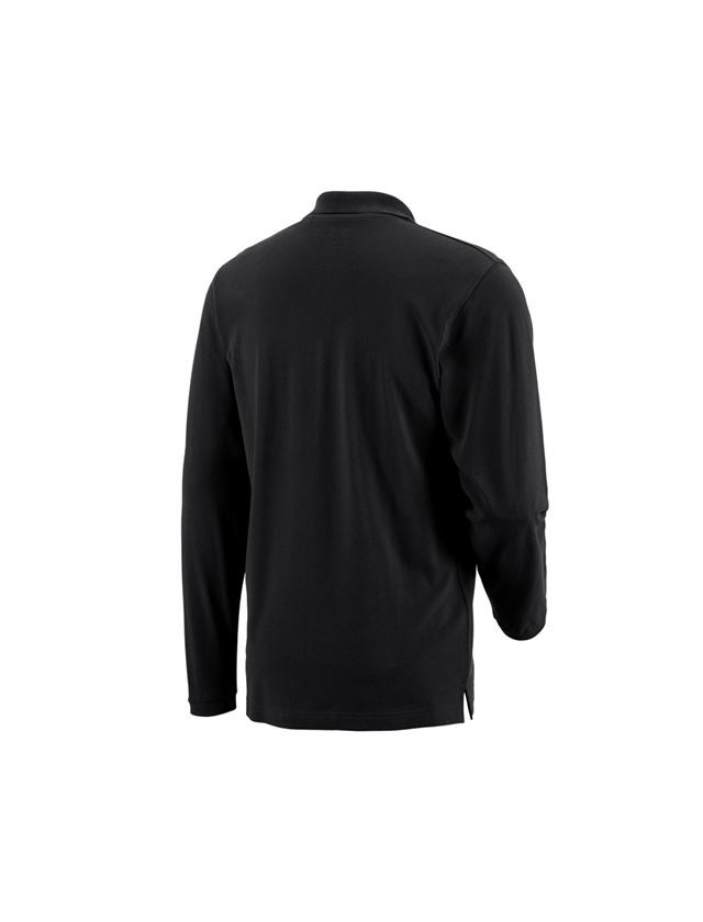 Joiners / Carpenters: e.s. Long sleeve polo cotton Pocket + black 2
