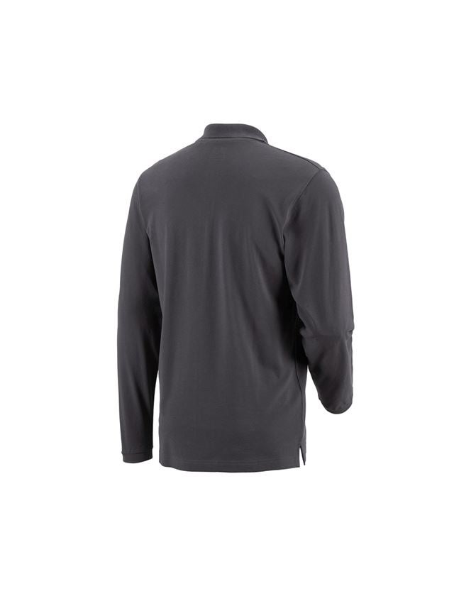 Joiners / Carpenters: e.s. Long sleeve polo cotton Pocket + anthracite 3