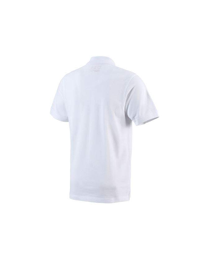 Gardening / Forestry / Farming: e.s. Polo shirt cotton Pocket + white 3