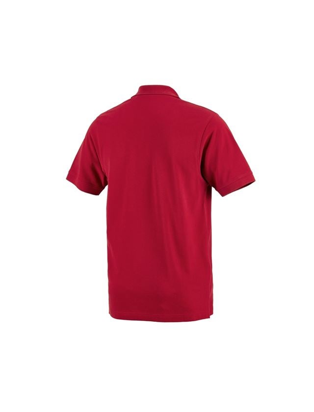 Gardening / Forestry / Farming: e.s. Polo shirt cotton Pocket + red 1