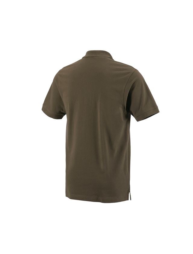 Plumbers / Installers: e.s. Polo shirt cotton Pocket + olive 2