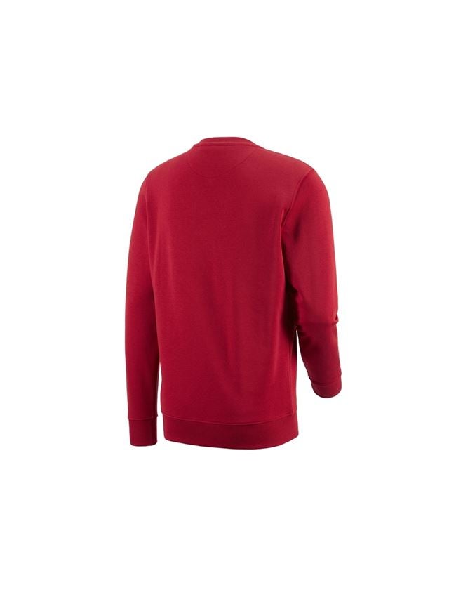 Topics: e.s. Sweatshirt poly cotton + red 1