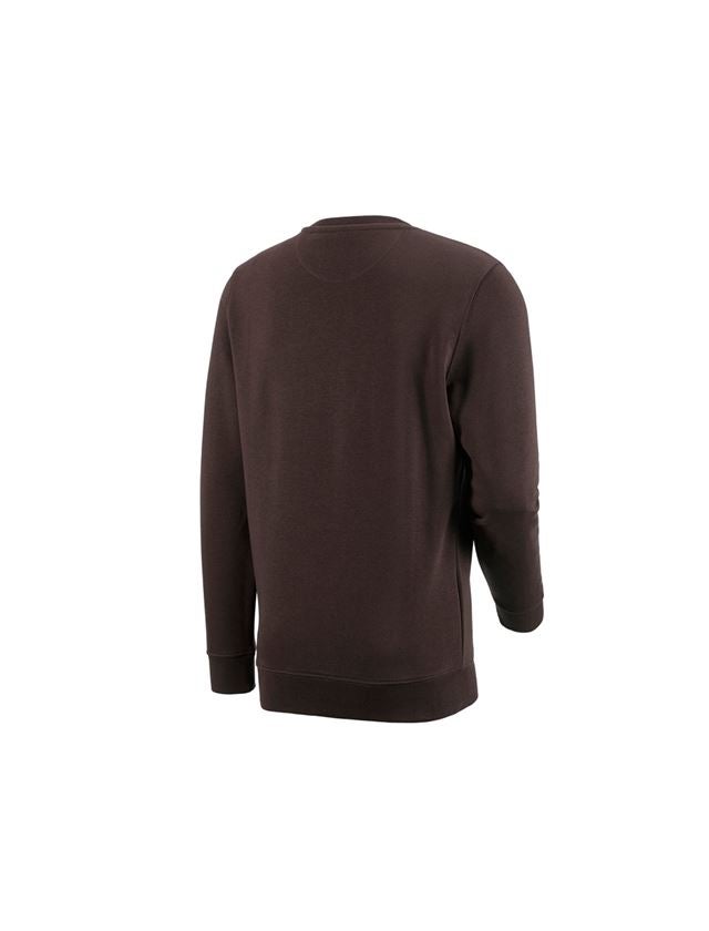 Topics: e.s. Sweatshirt poly cotton + brown 1
