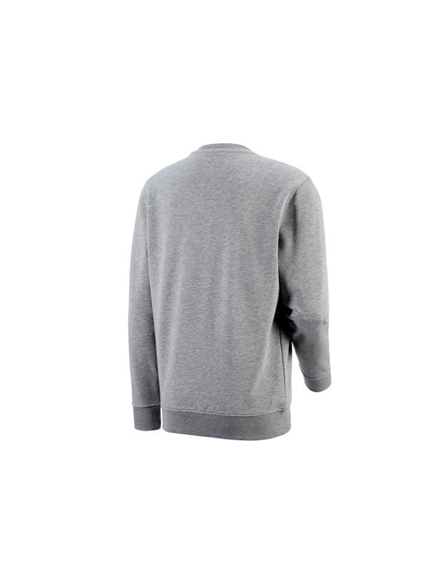 Topics: e.s. Sweatshirt poly cotton + grey melange 1