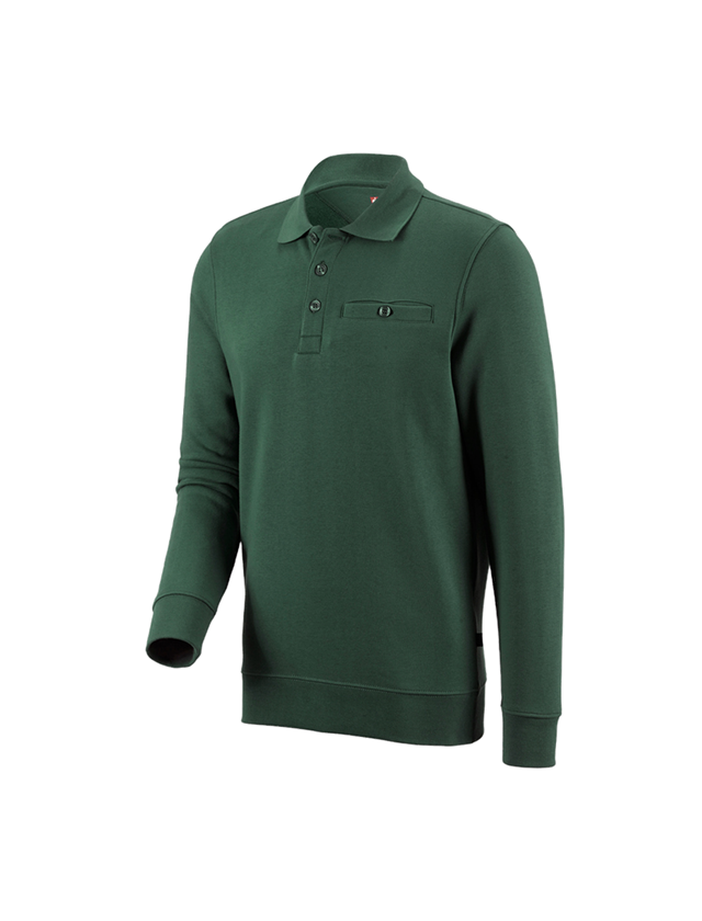 Topics: e.s. Sweatshirt poly cotton Pocket + green