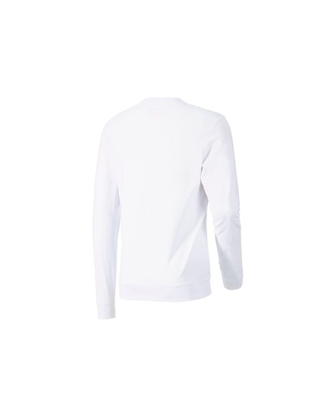 Shirts, Pullover & more: e.s. Long sleeve cotton stretch + white 2