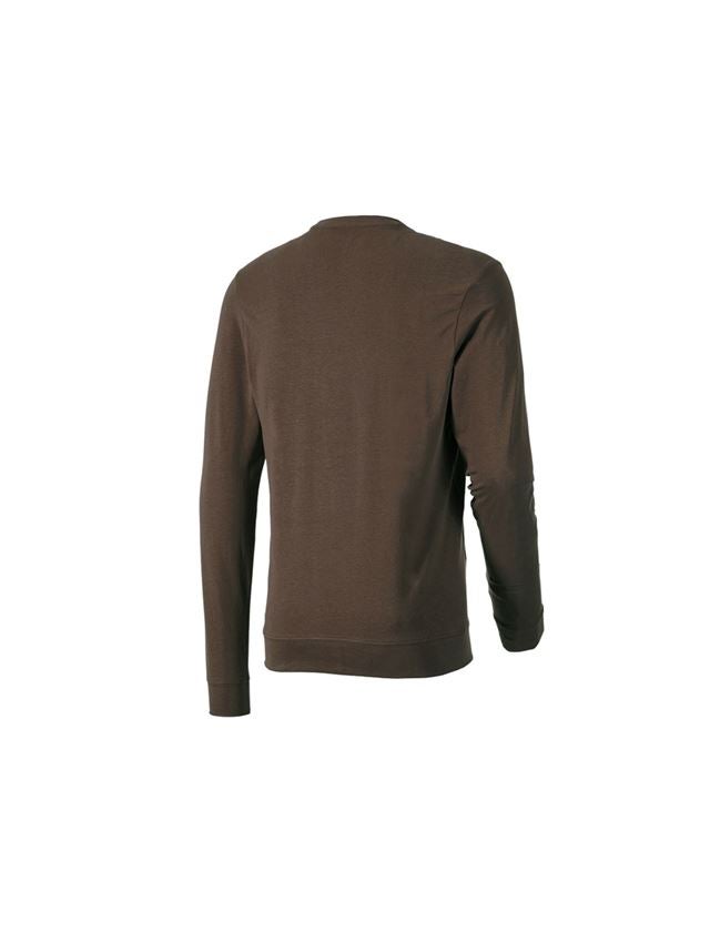 Plumbers / Installers: e.s. Long sleeve cotton stretch + chestnut 1