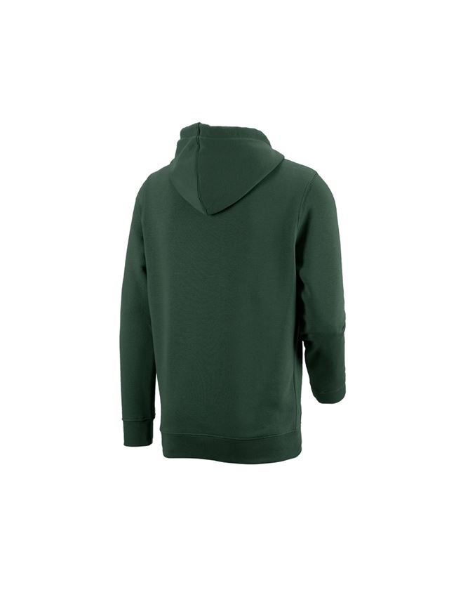 Shirts, Pullover & more: e.s. Hoody sweatshirt poly cotton + green 1