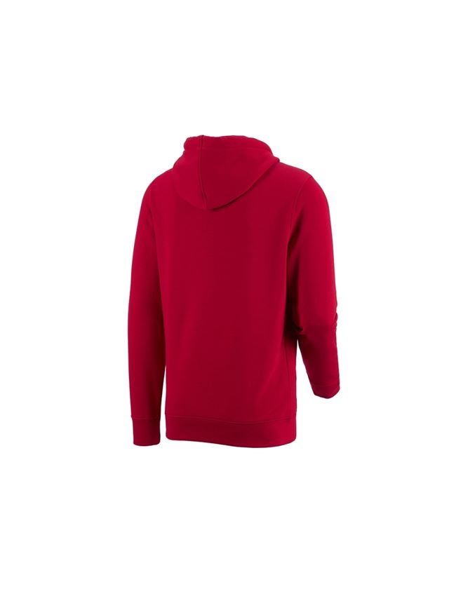 Topics: e.s. Hoody sweatshirt poly cotton + fiery red 1