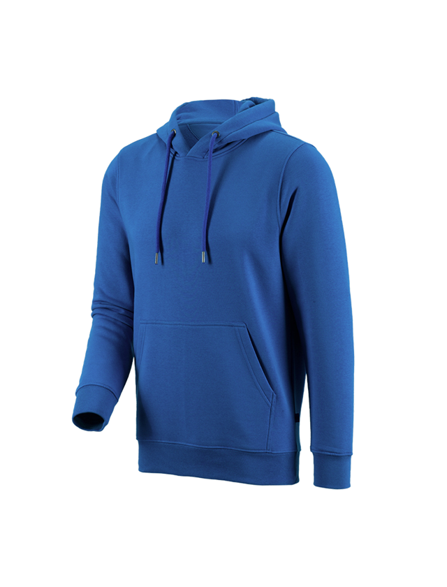 Shirts, Pullover & more: e.s. Hoody sweatshirt poly cotton + gentian blue 2