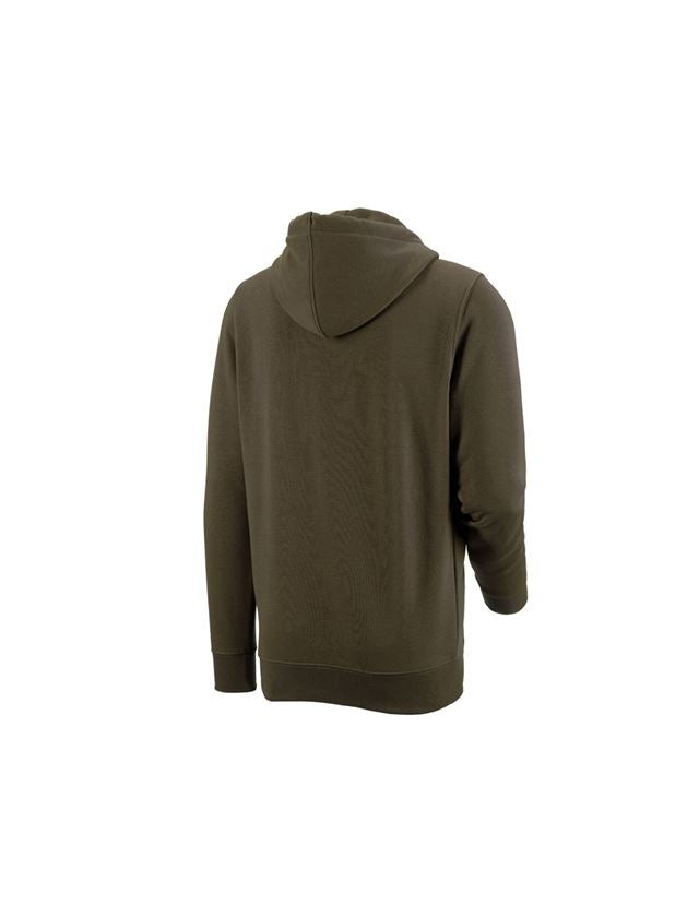 Plumbers / Installers: e.s. Hoody sweatjacket poly cotton + olive 1