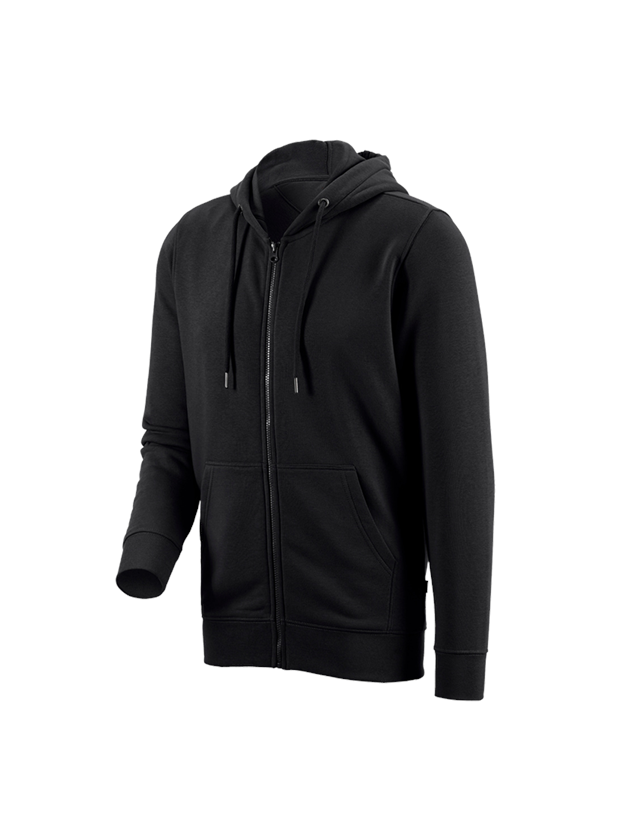 Topics: e.s. Hoody sweatjacket poly cotton + black 2