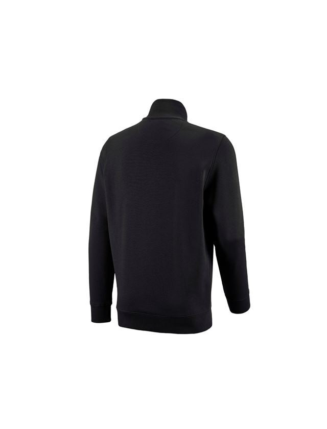 Topics: e.s. ZIP-sweatshirt poly cotton + black 3