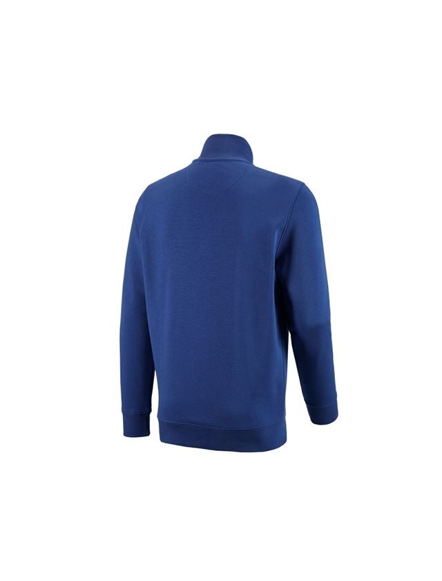 Topics: e.s. ZIP-sweatshirt poly cotton + royal 1