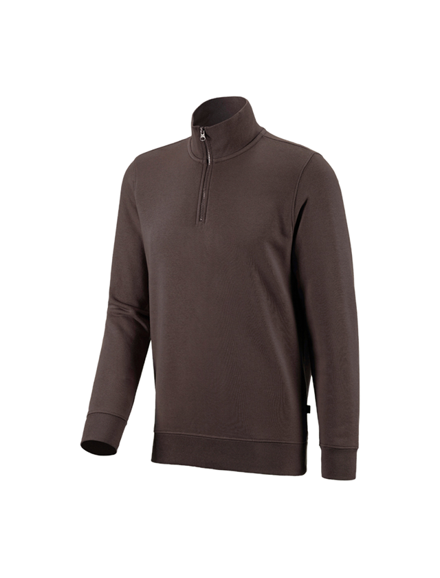 Joiners / Carpenters: e.s. ZIP-sweatshirt poly cotton + chestnut 2