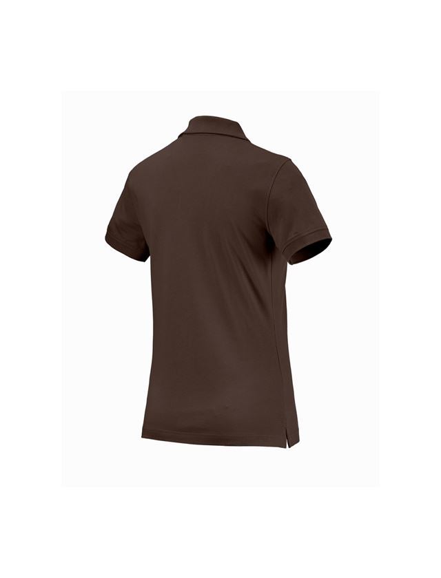 Plumbers / Installers: e.s. Polo shirt cotton, ladies' + chestnut 1