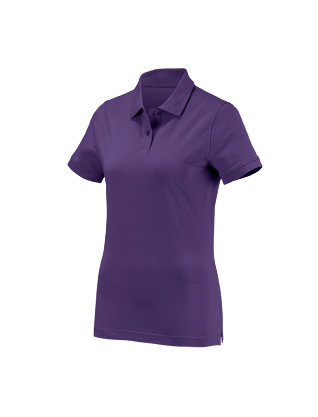 Topics: e.s. Polo shirt cotton, ladies' + purple