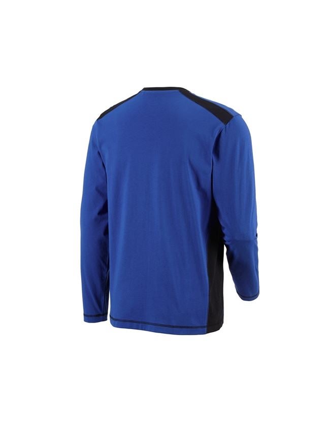 Plumbers / Installers: Long sleeve cotton e.s.active + royal/black 3