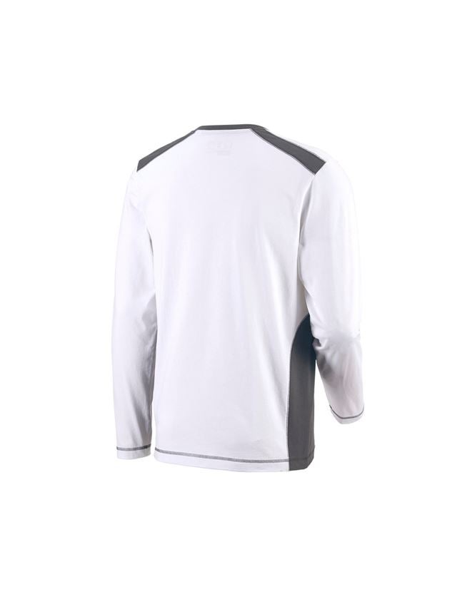 Plumbers / Installers: Long sleeve cotton e.s.active + white/anthracite 3
