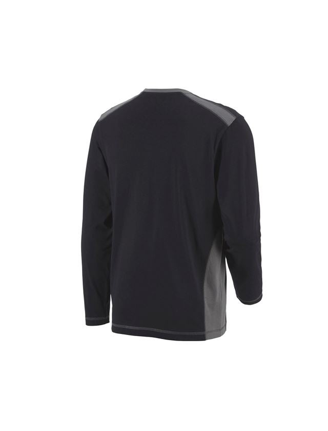 Plumbers / Installers: Long sleeve cotton e.s.active + black/anthracite 3