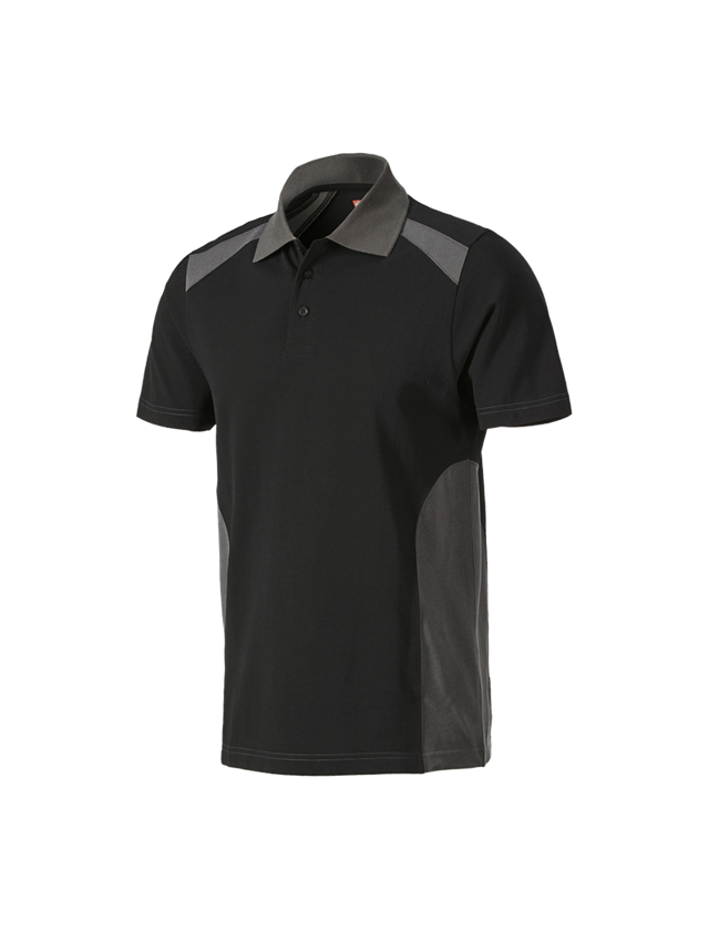 Shirts, Pullover & more: Polo shirt cotton e.s.active + black/anthracite 2