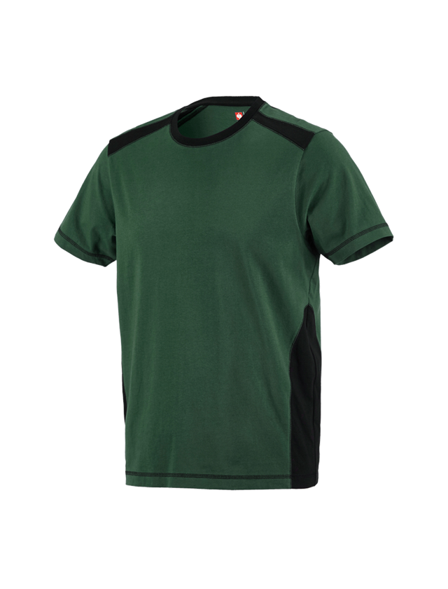 Gardening / Forestry / Farming: T-shirt cotton e.s.active + green/black 2