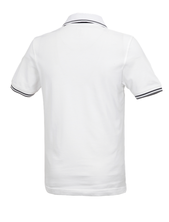 Gardening / Forestry / Farming: e.s. Polo shirt cotton Deluxe Colour + white/anthracite 2