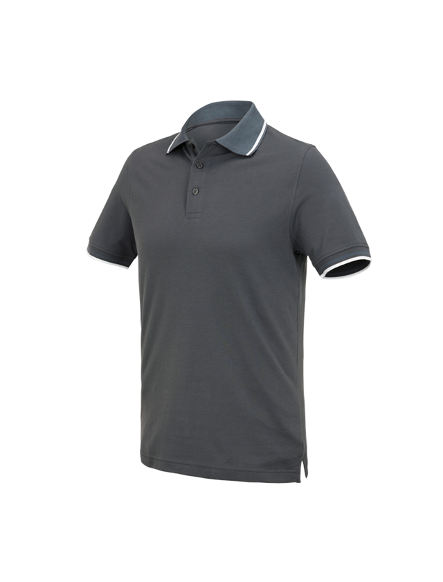 Gardening / Forestry / Farming: e.s. Polo shirt cotton Deluxe Colour + anthracite/cement 2