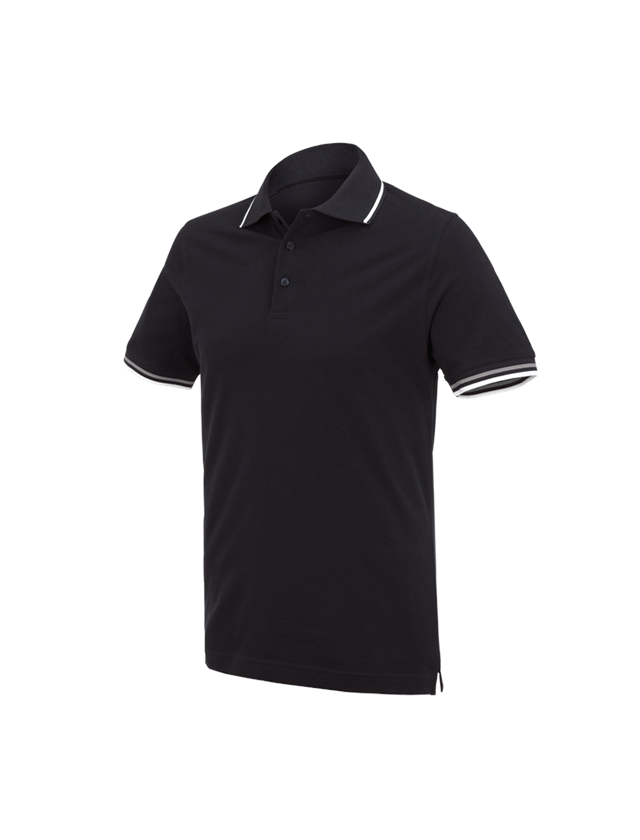 Topics: e.s. Polo shirt cotton Deluxe Colour + black/silver 2