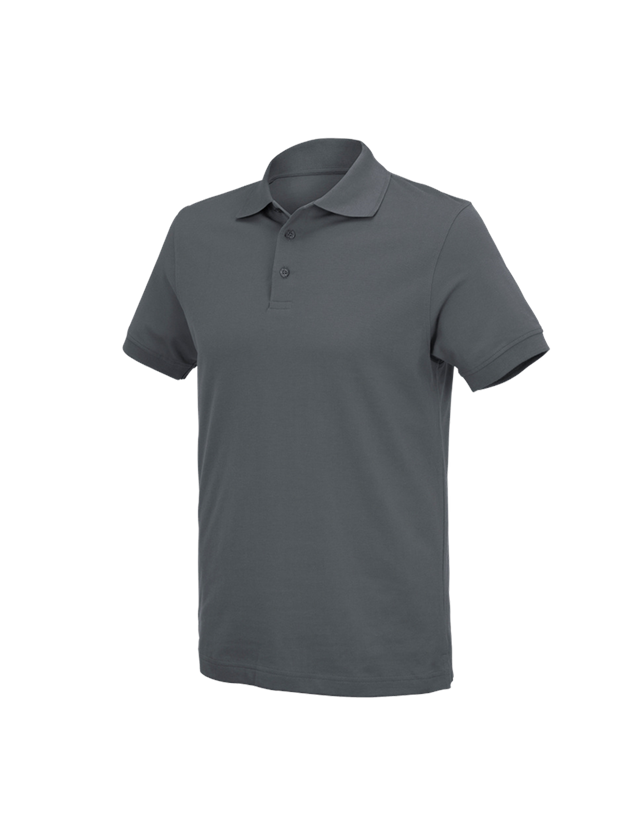 Shirts, Pullover & more: e.s. Polo shirt cotton Deluxe + anthracite 2