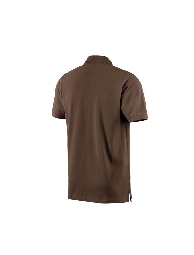 Shirts, Pullover & more: e.s. Polo shirt cotton + hazelnut 3
