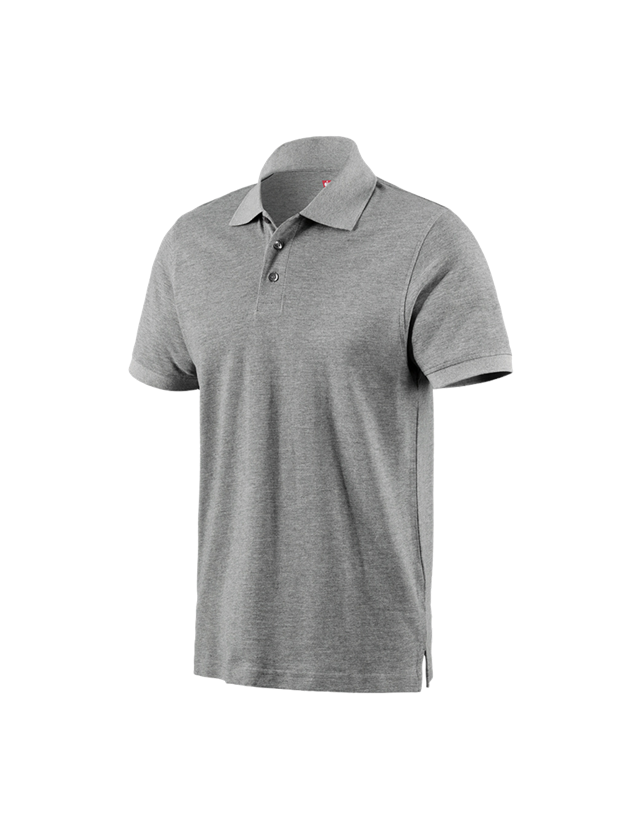 Plumbers / Installers: e.s. Polo shirt cotton + grey melange 2