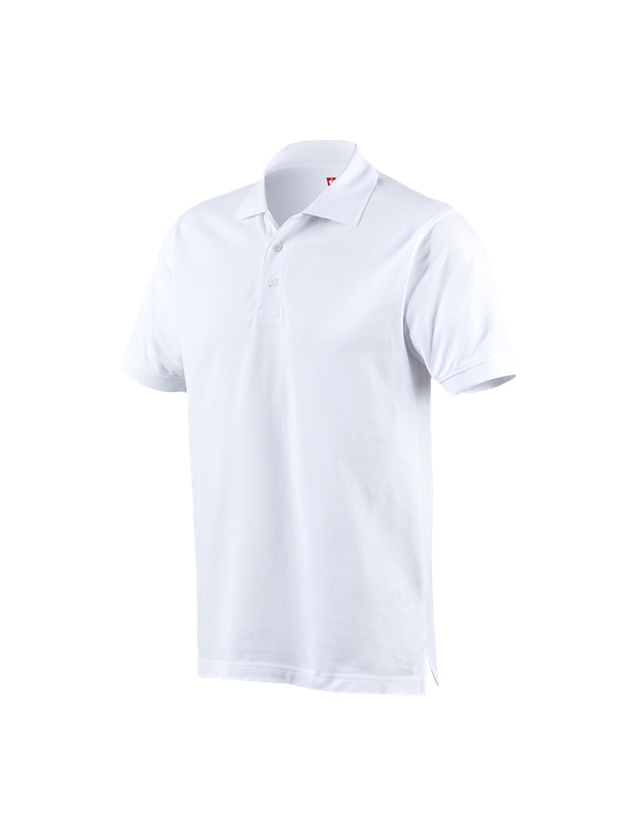 Plumbers / Installers: e.s. Polo shirt cotton + white