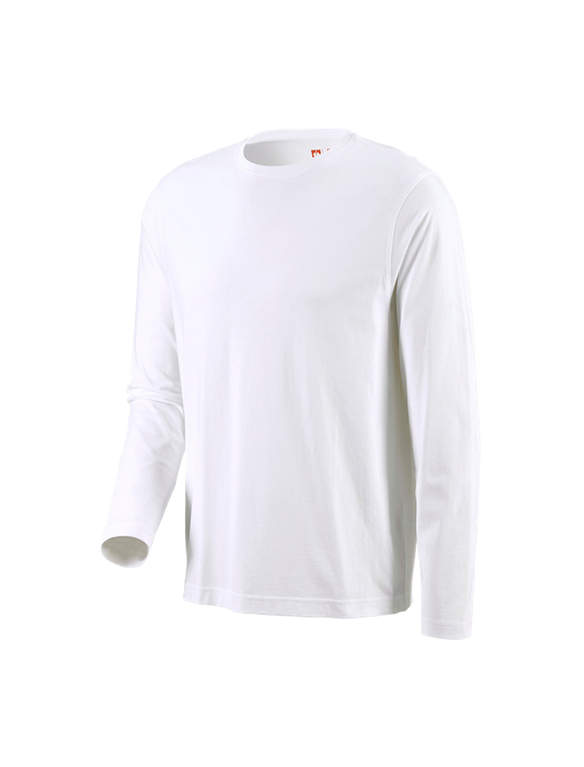 Topics: e.s. Long sleeve cotton + white