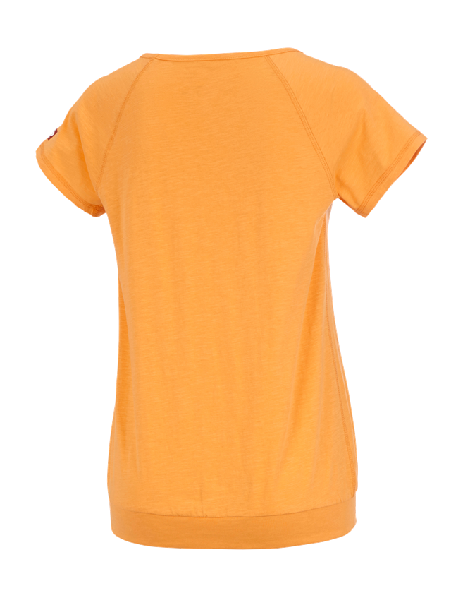 Shirts, Pullover & more: e.s. T-shirt cotton slub, ladies' + lightorange 1