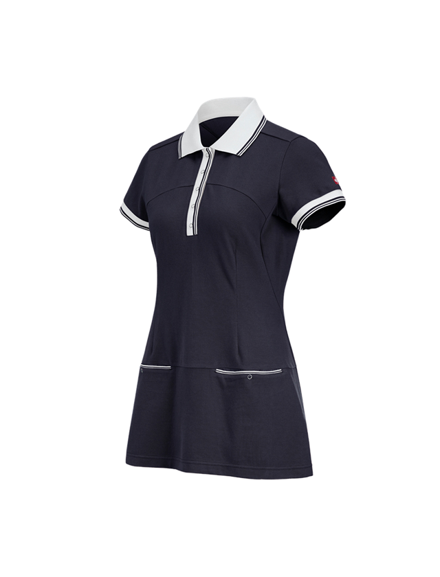 Shirts, Pullover & more: Piqué dress e.s.avida + navy