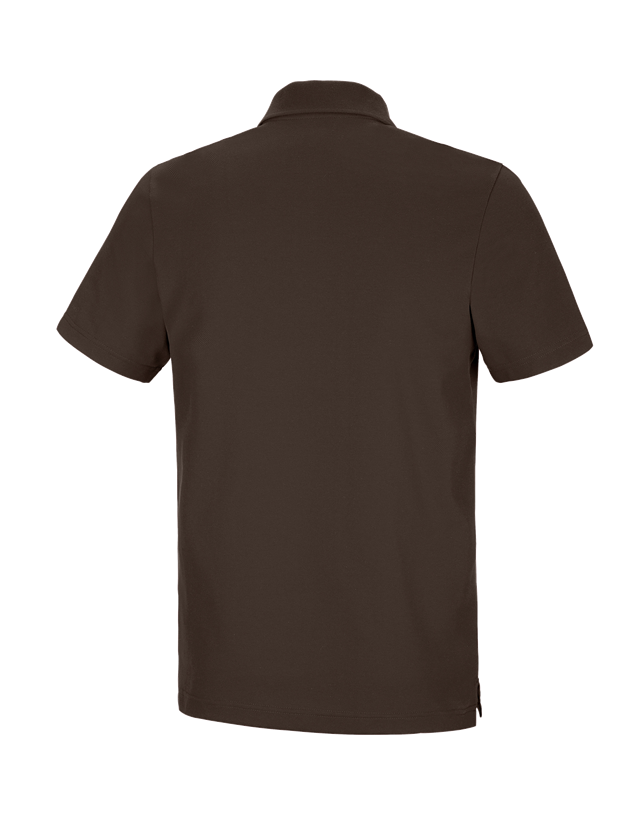 Plumbers / Installers: e.s. Functional polo shirt poly cotton + chestnut 1